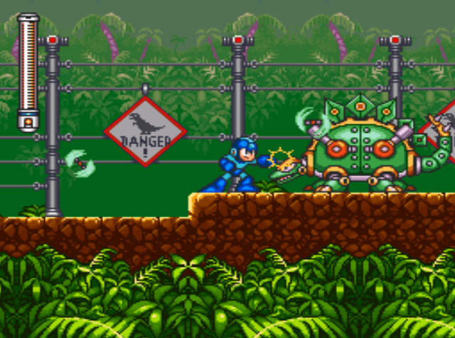 Mega Man 7 screenshot - Slash Man